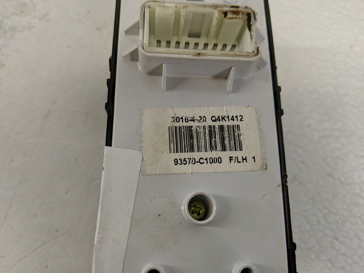 2015-2019 Hyundai Sonata Master Power Window Switch Replacement Driver Side Left P/N:93570-C1000 Fits OEM Used Auto Parts - 