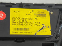 2015-2017 Hyundai Sonata Climate Control Module Temperature AC/Heater Replacement P/N:94510-C2530 Fits Fits 2015 2016 2017 O