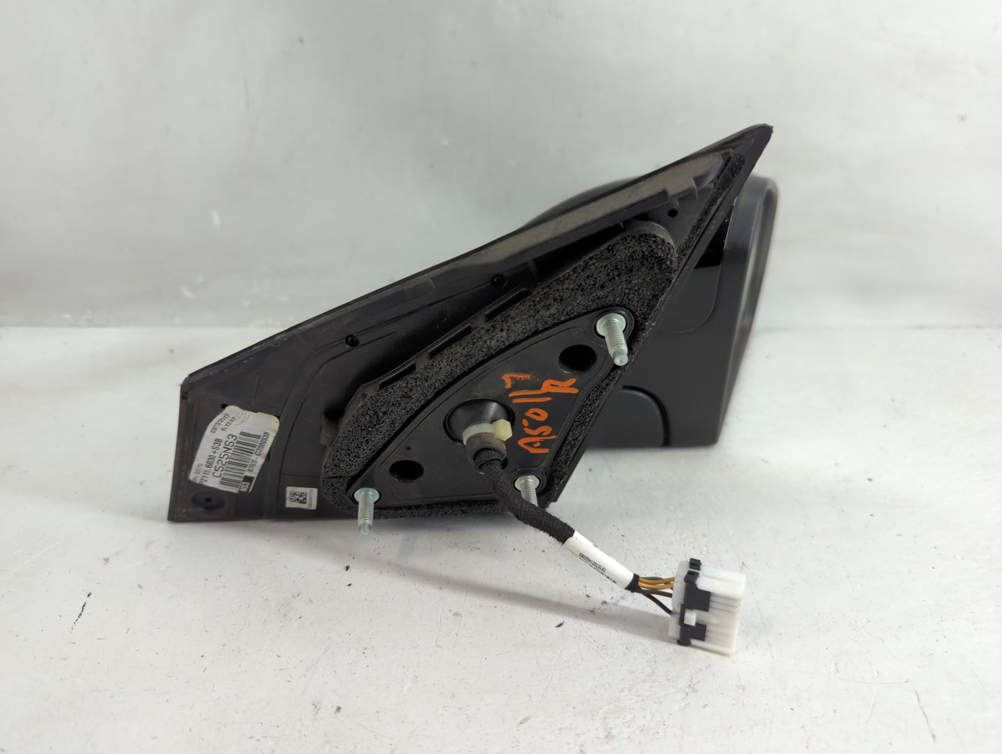 2017 Hyundai Sonata Side Mirror Replacement Passenger Right View Door Mirror P/N:87620-C2000PR3 Fits OEM Used Auto Parts - O