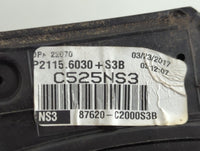 2017 Hyundai Sonata Side Mirror Replacement Passenger Right View Door Mirror P/N:87620-C2000PR3 Fits OEM Used Auto Parts - O