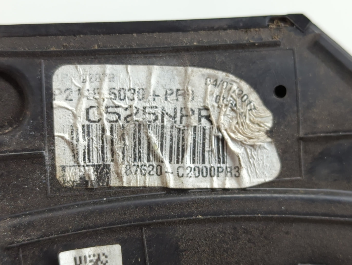 2017 Hyundai Sonata Side Mirror Replacement Passenger Right View Door Mirror P/N:87620-C2000PR3 Fits OEM Used Auto Parts - O