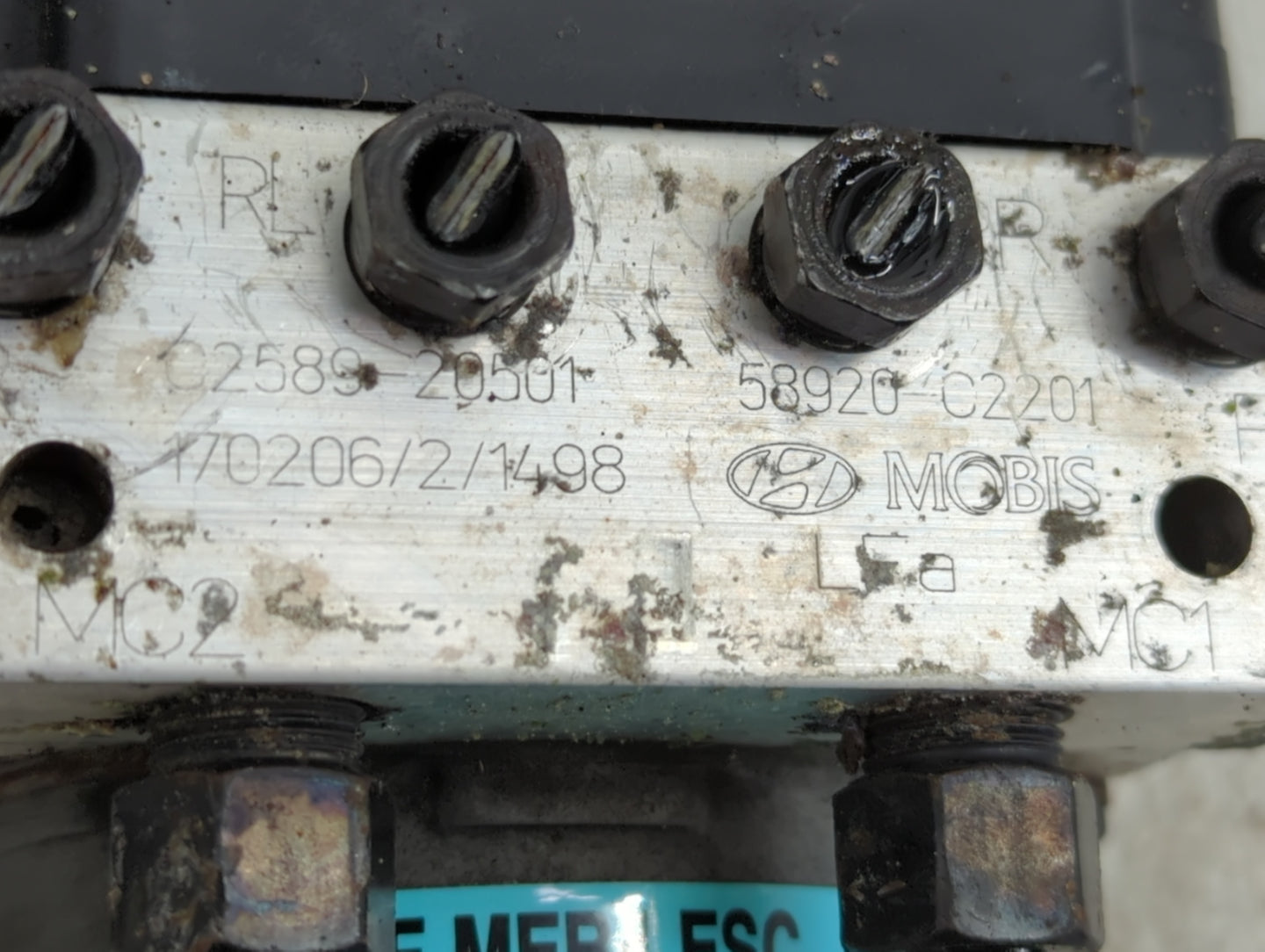 2015-2017 Hyundai Sonata ABS Pump Control Module Replacement P/N:02589-20501 Fits Fits 2015 2016 2017 OEM Used Auto Parts - 