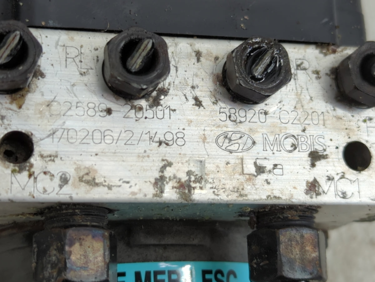 2015-2017 Hyundai Sonata Anti-Lock Brake ABS Pump Module Actuator OEM P/N:02589-20501 Fits Fits 2015 2016 2017 OEM Used Auto