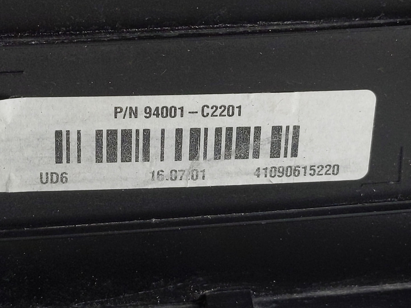 2016-2017 Hyundai Sonata Instrument Cluster Speedometer Gauges P/N:94001-C2201 Fits Fits 2016 2017 OEM Used Auto Parts - Oem