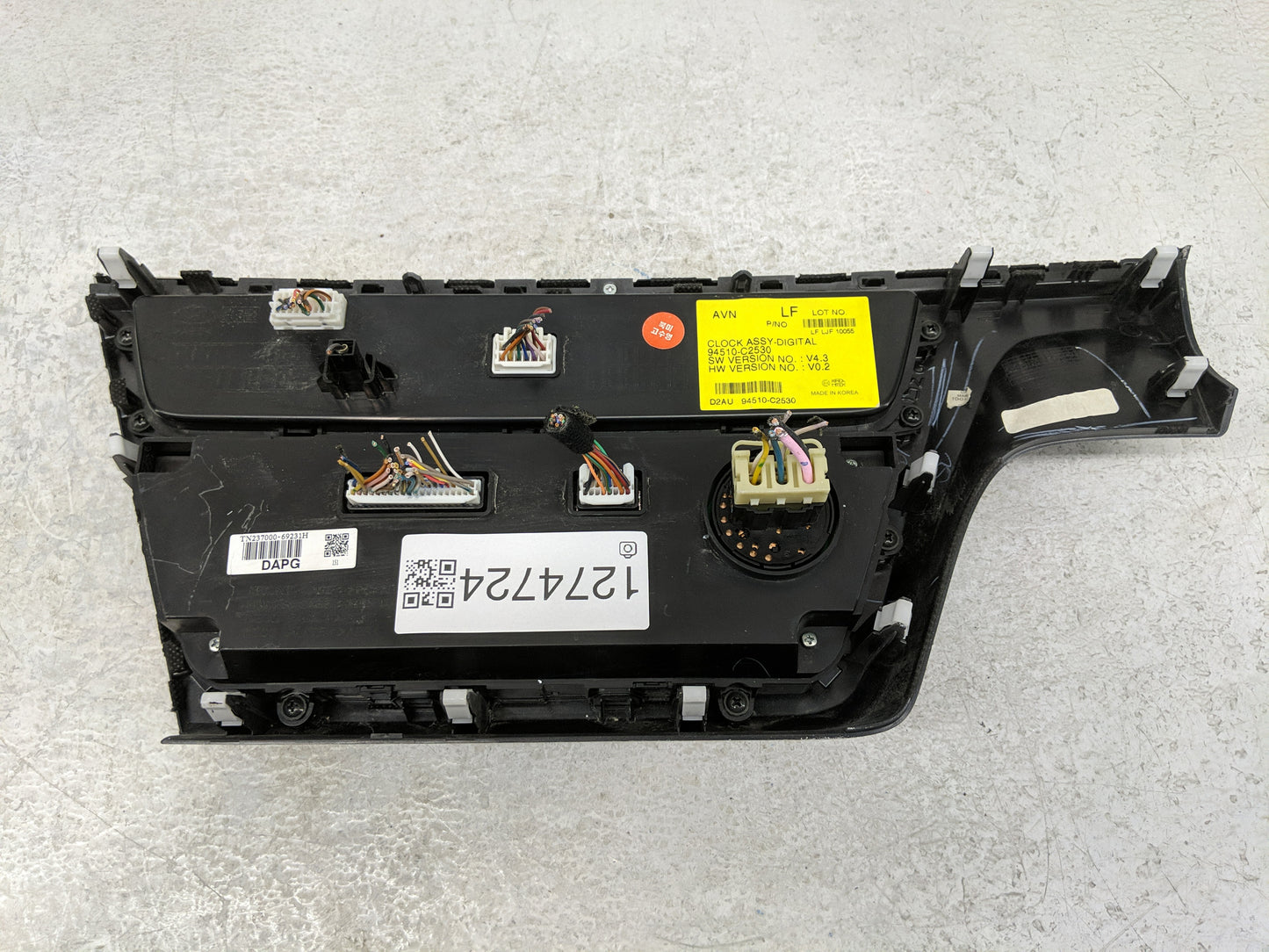 2017 Hyundai Sonata Radio AM FM Cd Player Receiver Replacement P/N:94510-C2530 Fits OEM Used Auto Parts - Oemusedautoparts1.