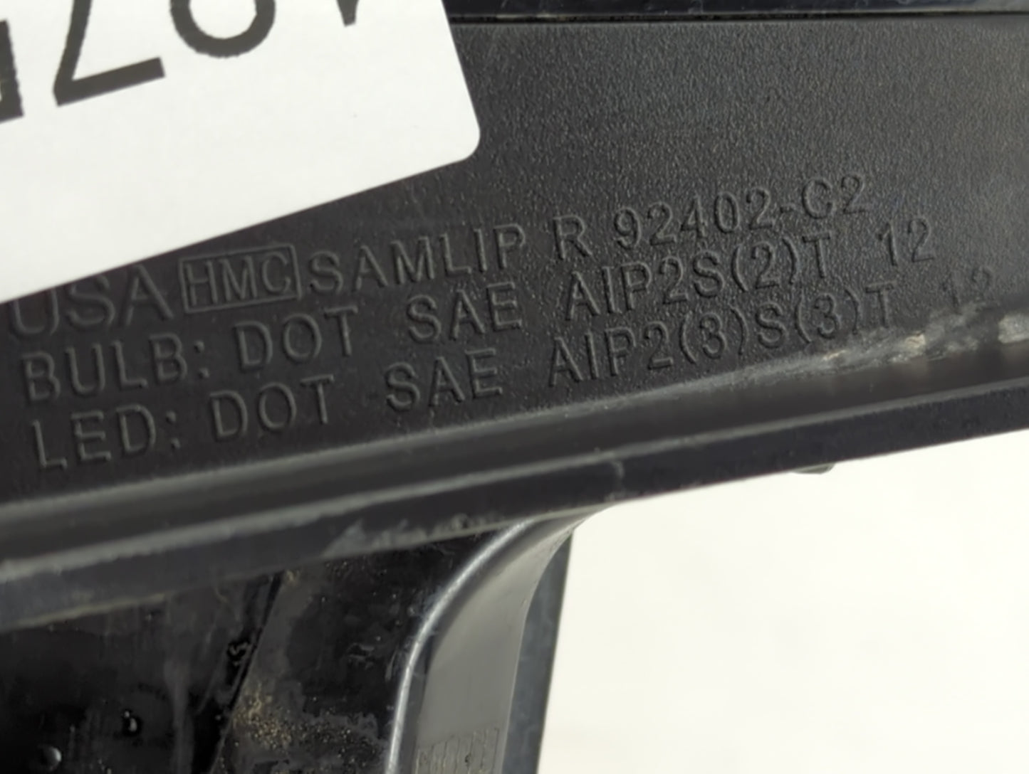 2015-2017 Hyundai Sonata Tail Light Assembly Passenger Right OEM Fits Fits 2015 2016 2017 OEM Used Auto Parts - Oemusedautop