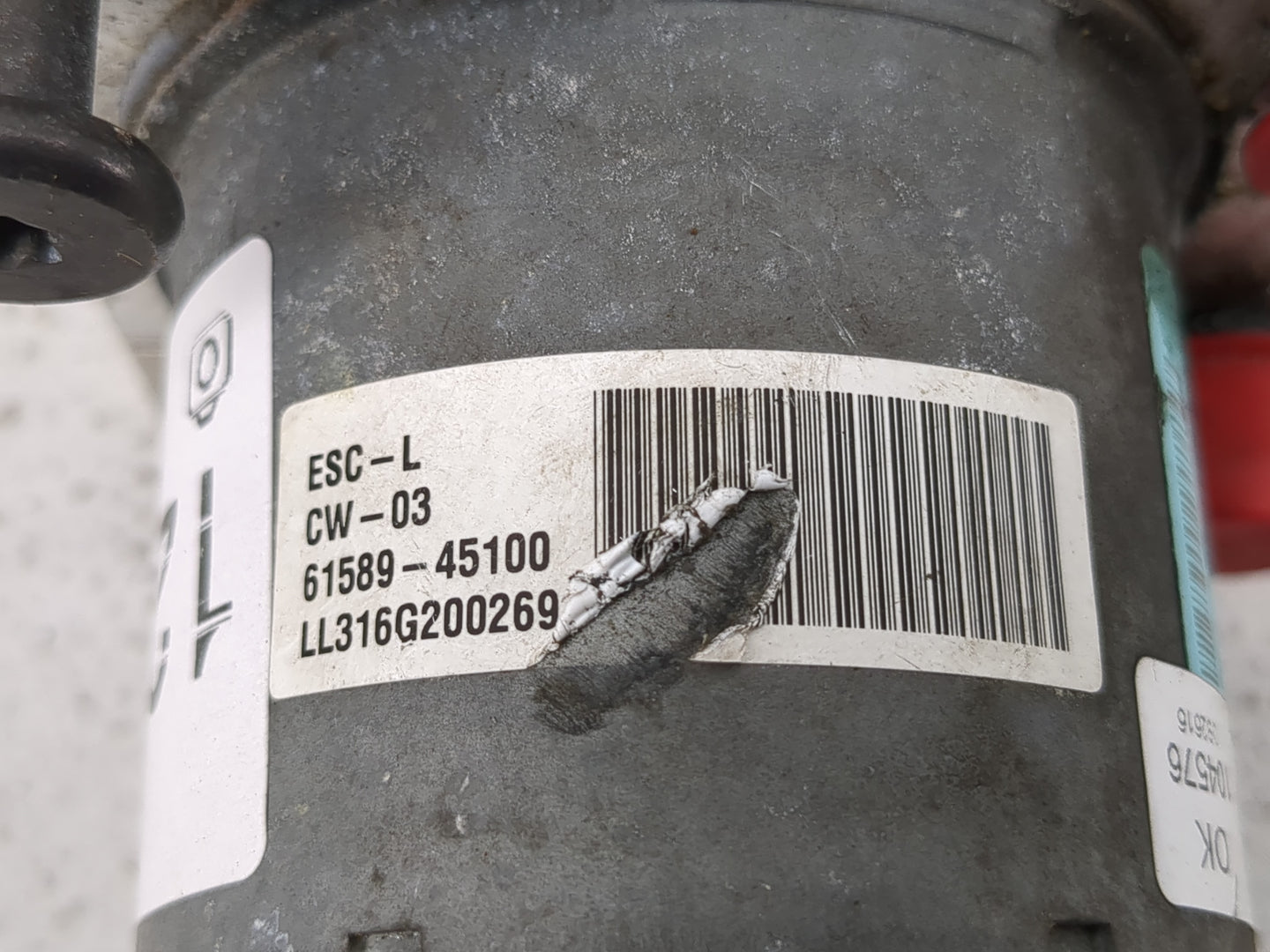 2016-2017 Hyundai Sonata ABS Pump Control Module Replacement P/N:61589-45100 Fits Fits 2016 2017 OEM Used Auto Parts - Oemus