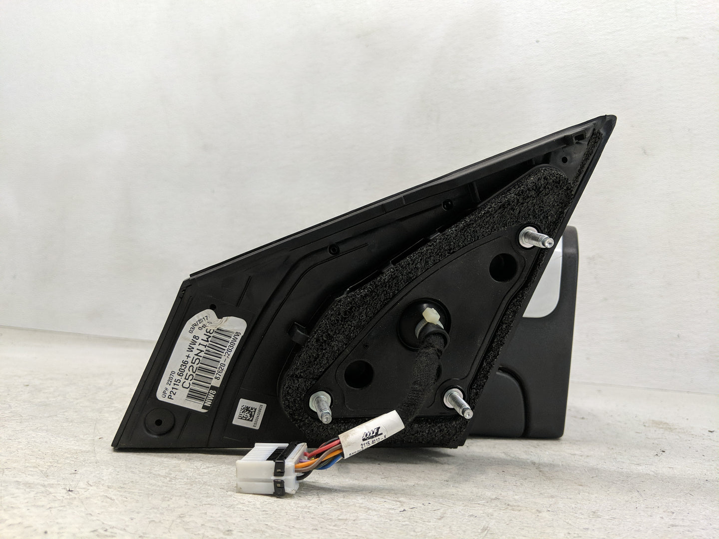 2017 Hyundai Sonata Side Mirror Replacement Passenger Right View Door Mirror P/N:87620-C2030WV8 Fits OEM Used Auto Parts - O