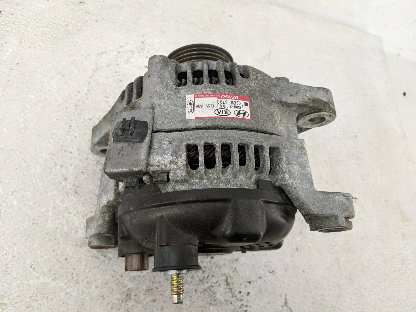 2015-2019 Hyundai Sonata Alternator Replacement Generator Charging Assembly Engine OEM P/N:37300-2G061 Fits OEM Used Auto Pa