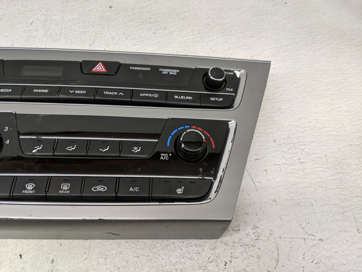 2015-2017 Hyundai Sonata Climate Control Module Temperature AC/Heater Replacement P/N:94510-C2530 Fits Fits 2015 2016 2017 O