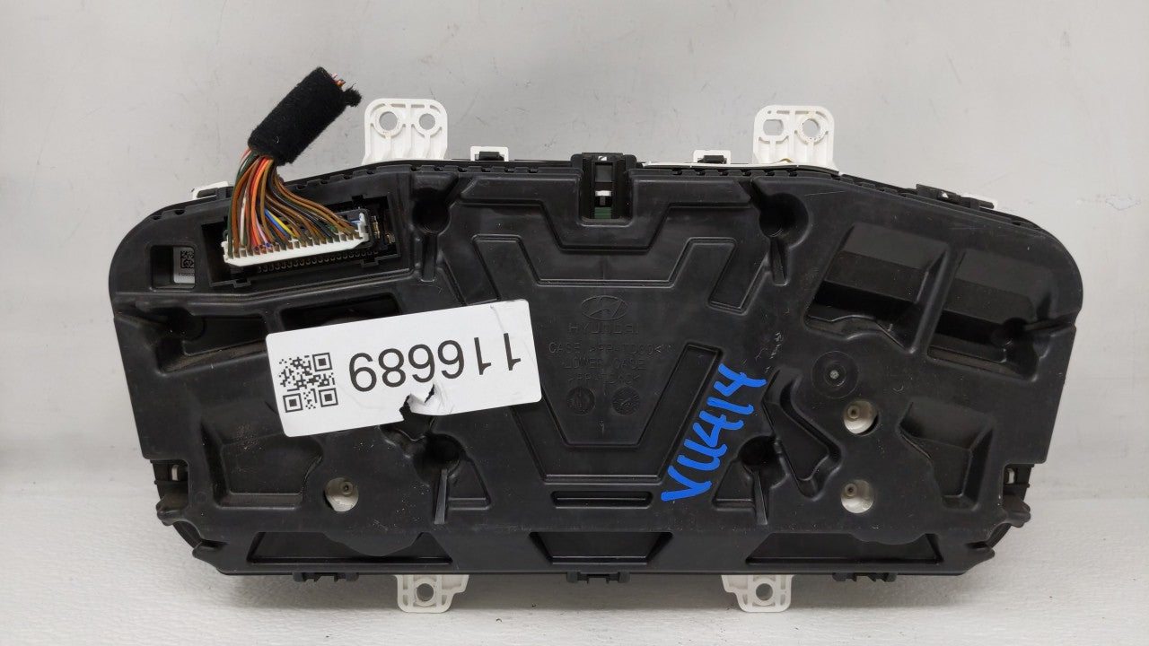 2016-2017 Hyundai Sonata Instrument Cluster Speedometer Gauges Fits OEM Used Auto Parts - Oemusedautoparts1.com
