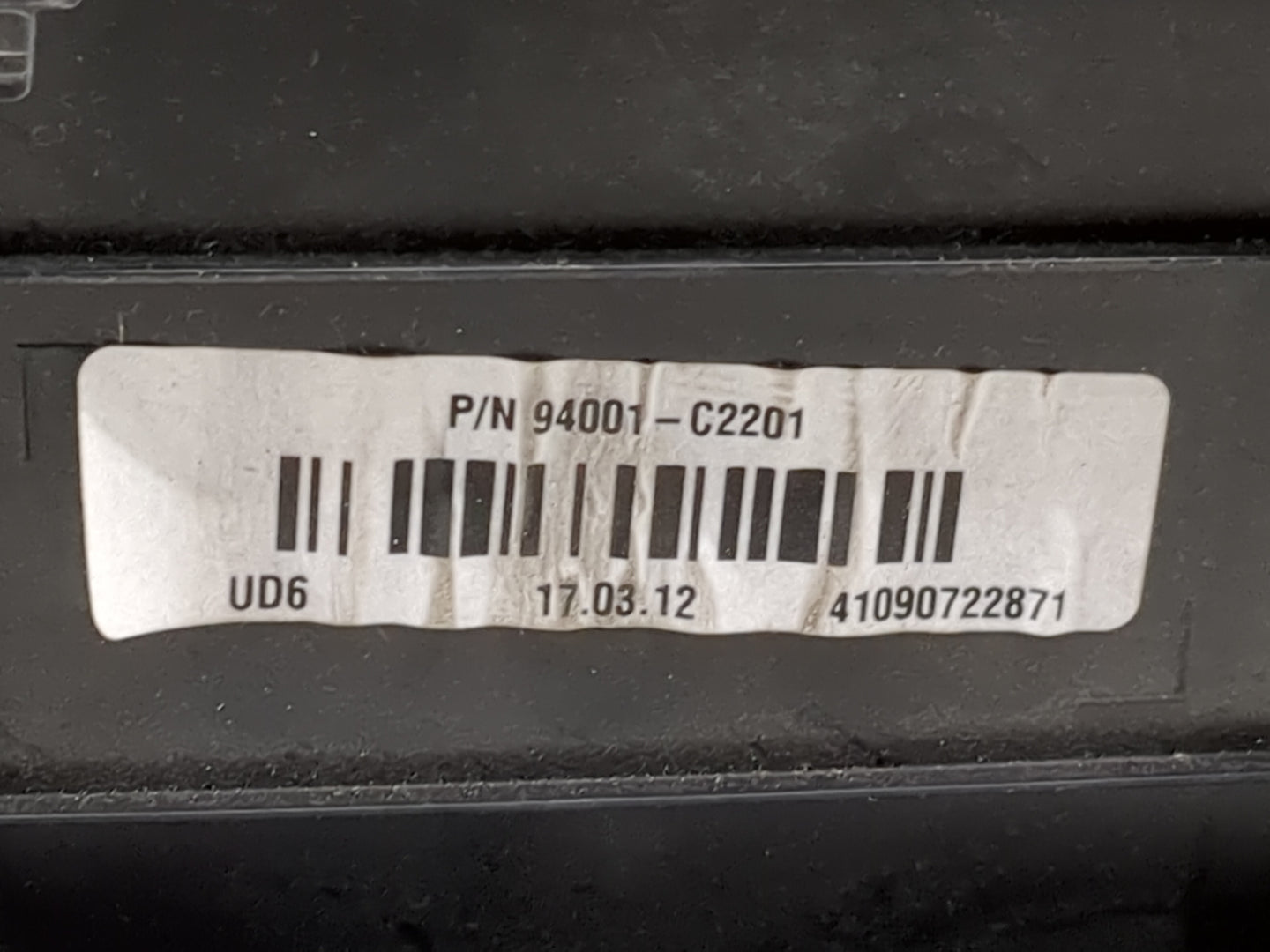 2016-2017 Hyundai Sonata Instrument Cluster Speedometer Gauges Miles: Fits OEM Used Auto Parts - Oemusedautoparts1.com