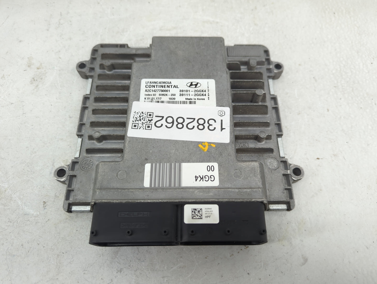 2015-2017 Hyundai Sonata PCM Engine Control Computer ECU ECM PCU OEM P/N:39111-2GGK4 39101-2GGK4 Fits Fits 2015 2016 2017 OE