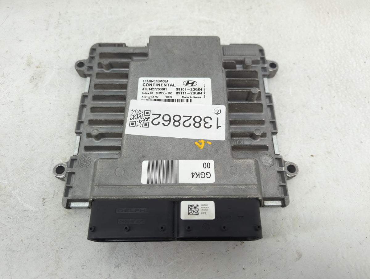 2015-2017 Hyundai Sonata PCM Engine Control Computer ECU ECM PCU OEM P/N:39111-2GGK4 39101-2GGK4 Fits 2015 2016 2017 OEM Use