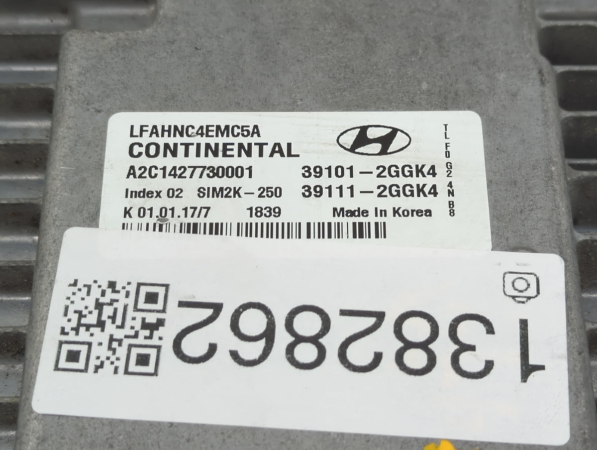 2015-2017 Hyundai Sonata PCM Engine Control Computer ECU ECM PCU OEM P/N:39111-2GGK4 39101-2GGK4 Fits 2015 2016 2017 OEM Use