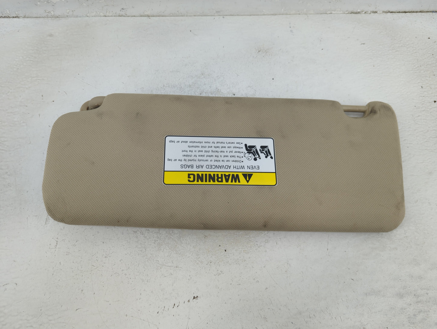 2016-2019 Hyundai Sonata Sun Visor Shade Replacement Passenger Right Mirror Fits Fits 2016 2017 2018 2019 OEM Used Auto Part