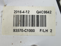 2017 Hyundai Sonata Master Power Window Switch Replacement Driver Side Left P/N:93570-C1000 Fits OEM Used Auto Parts - Oemus