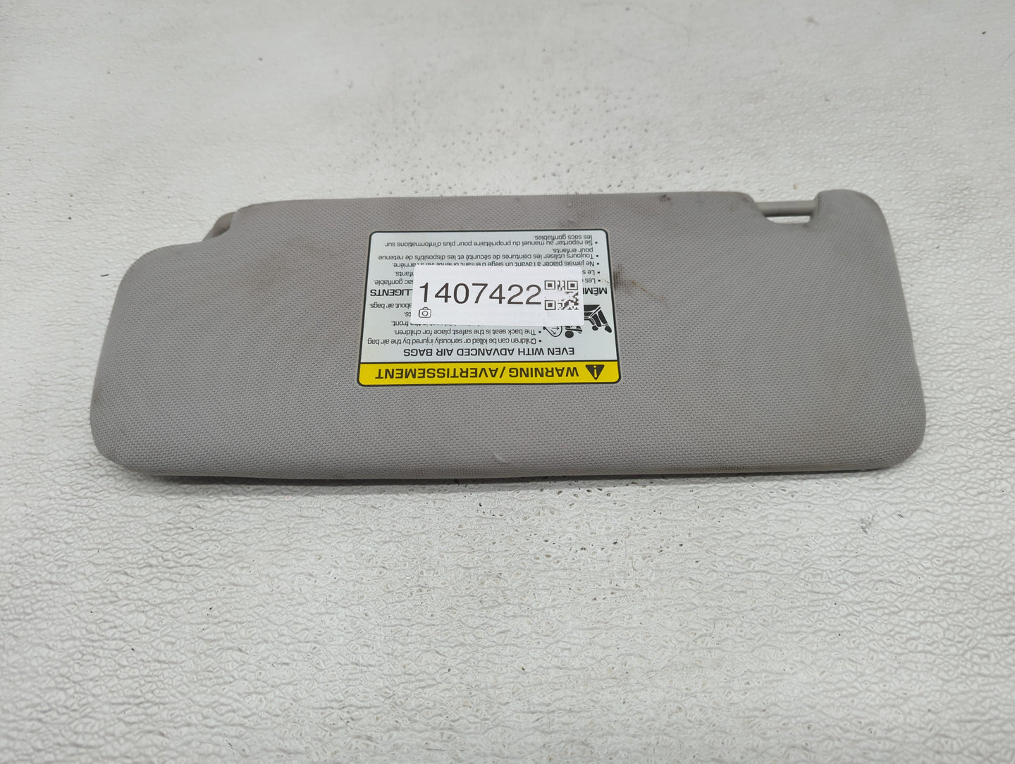 2016-2019 Hyundai Sonata Sun Visor Shade Replacement Passenger Right Mirror Fits Fits 2016 2017 2018 2019 OEM Used Auto Part