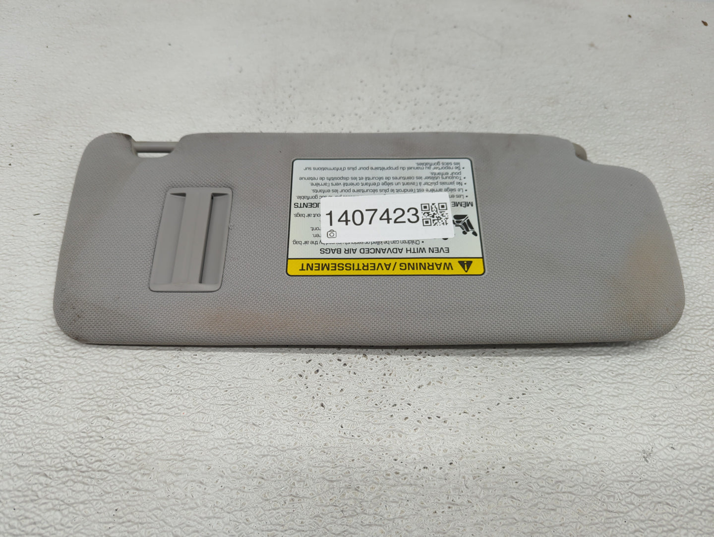 2016-2019 Hyundai Sonata Sun Visor Shade Replacement Driver Left Mirror Fits Fits 2016 2017 2018 2019 OEM Used Auto Parts - 