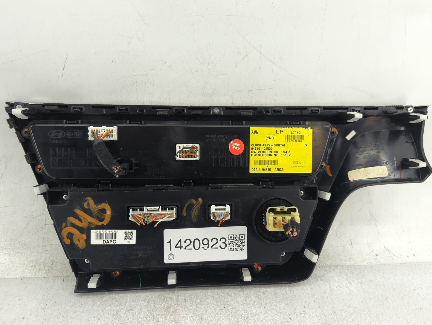 2015-2017 Hyundai Sonata Climate Control Module Temperature AC/Heater Replacement P/N:94510-C2530 Fits Fits 2015 2016 2017 O
