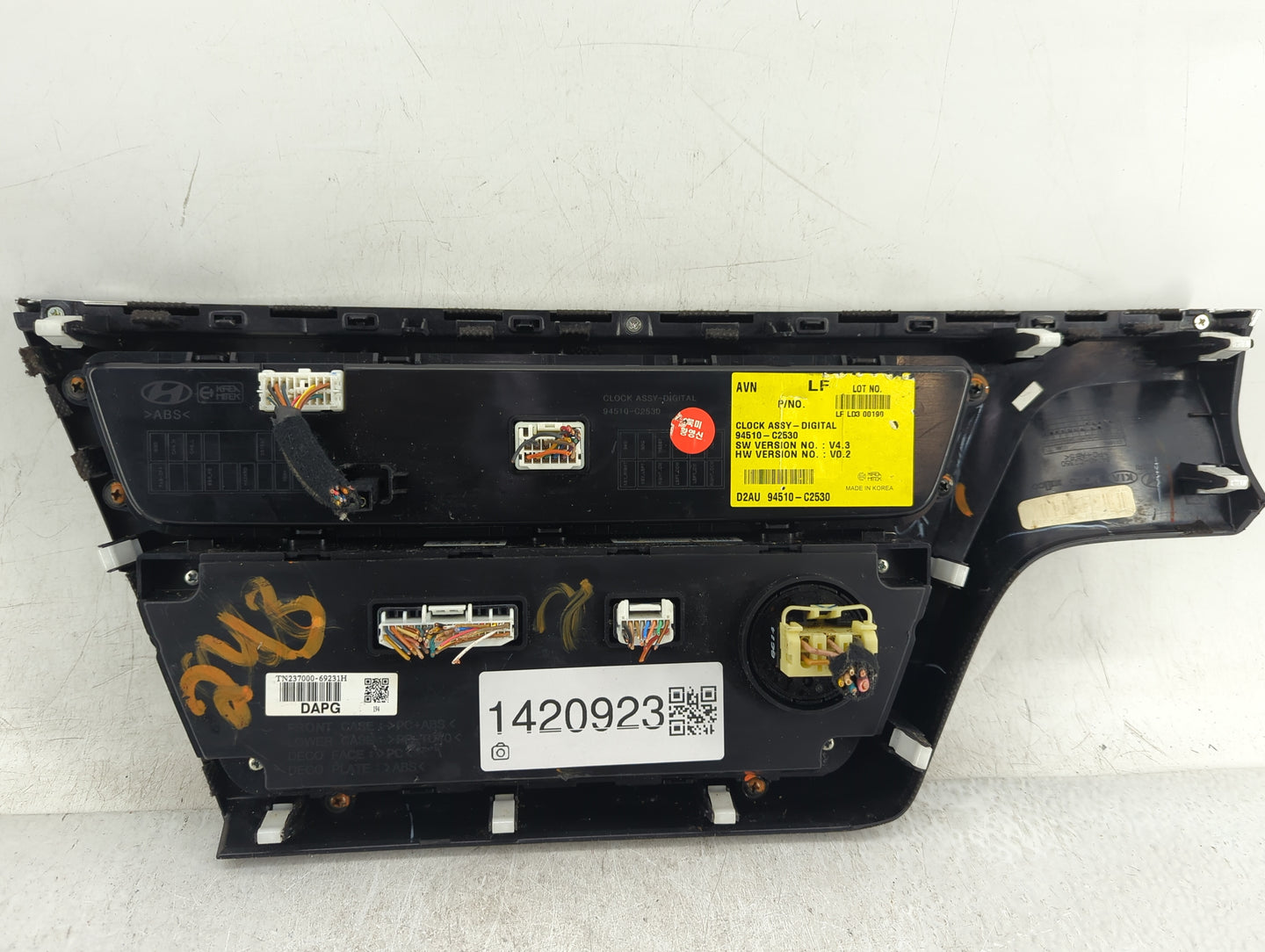 2015-2017 Hyundai Sonata Climate Control Module Temperature AC/Heater Replacement P/N:94510-C2530 Fits Fits 2015 2016 2017 O