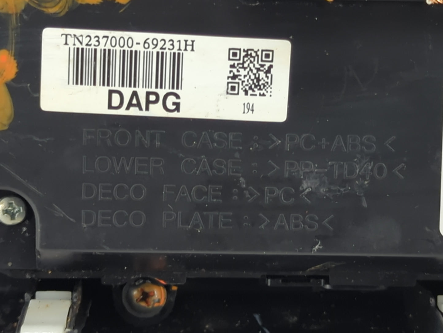 2015-2017 Hyundai Sonata Climate Control Module Temperature AC/Heater Replacement P/N:94510-C2530 Fits Fits 2015 2016 2017 O