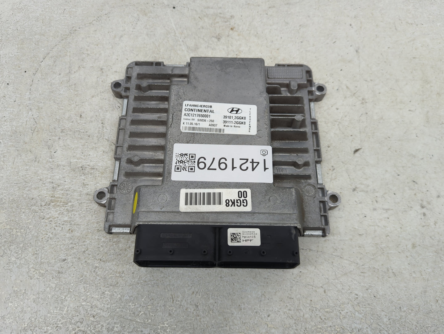 2015-2017 Hyundai Sonata PCM Engine Control Computer ECU ECM PCU OEM P/N:39111-2GGK8 39101-2GGK8 Fits Fits 2015 2016 2017 OE