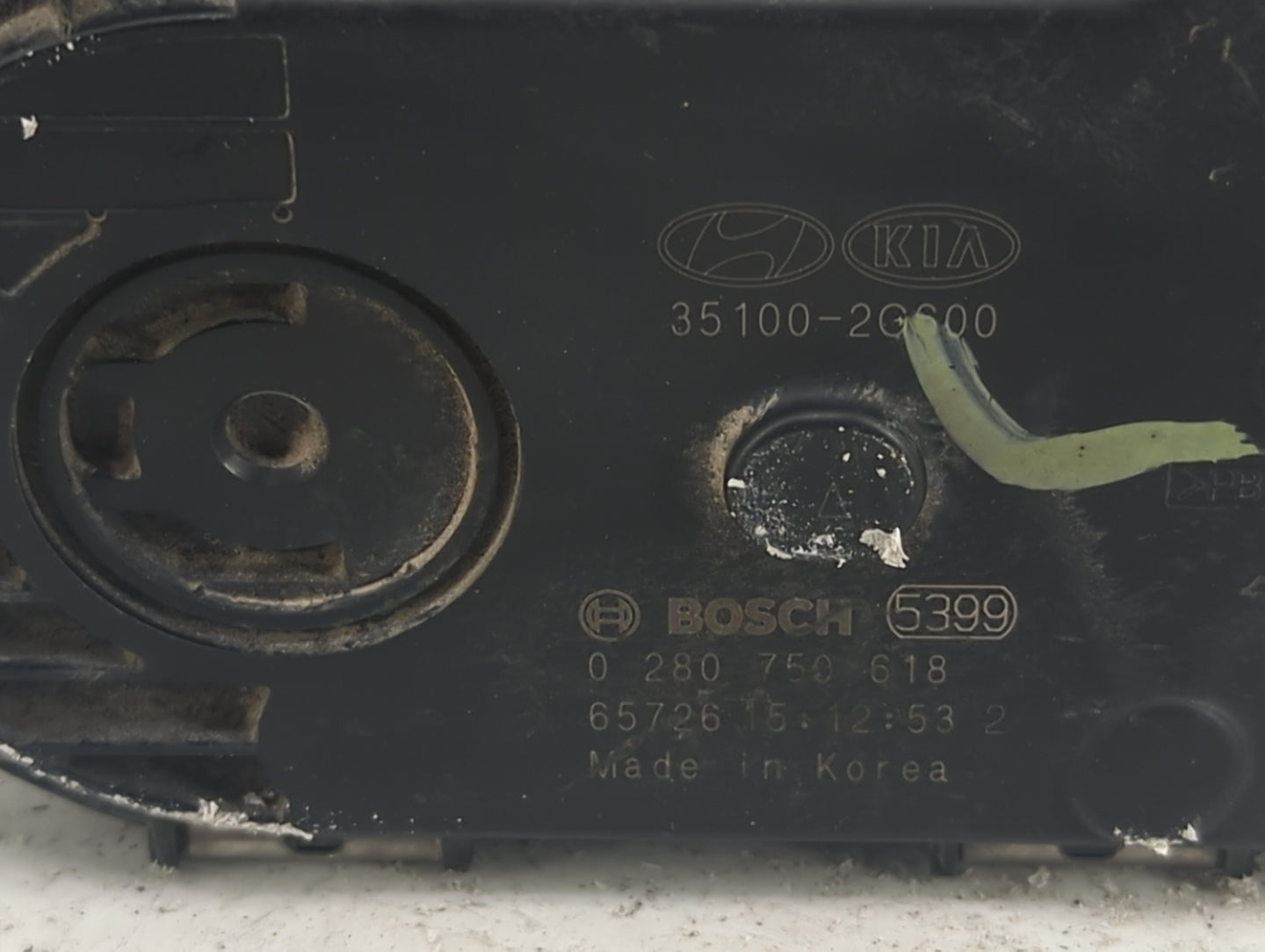2015-2019 Hyundai Sonata Throttle Body P/N:35100-2G600 Fits Fits 2015 2016 2017 2018 2019 2020 2021 OEM Used Auto Parts - Oe