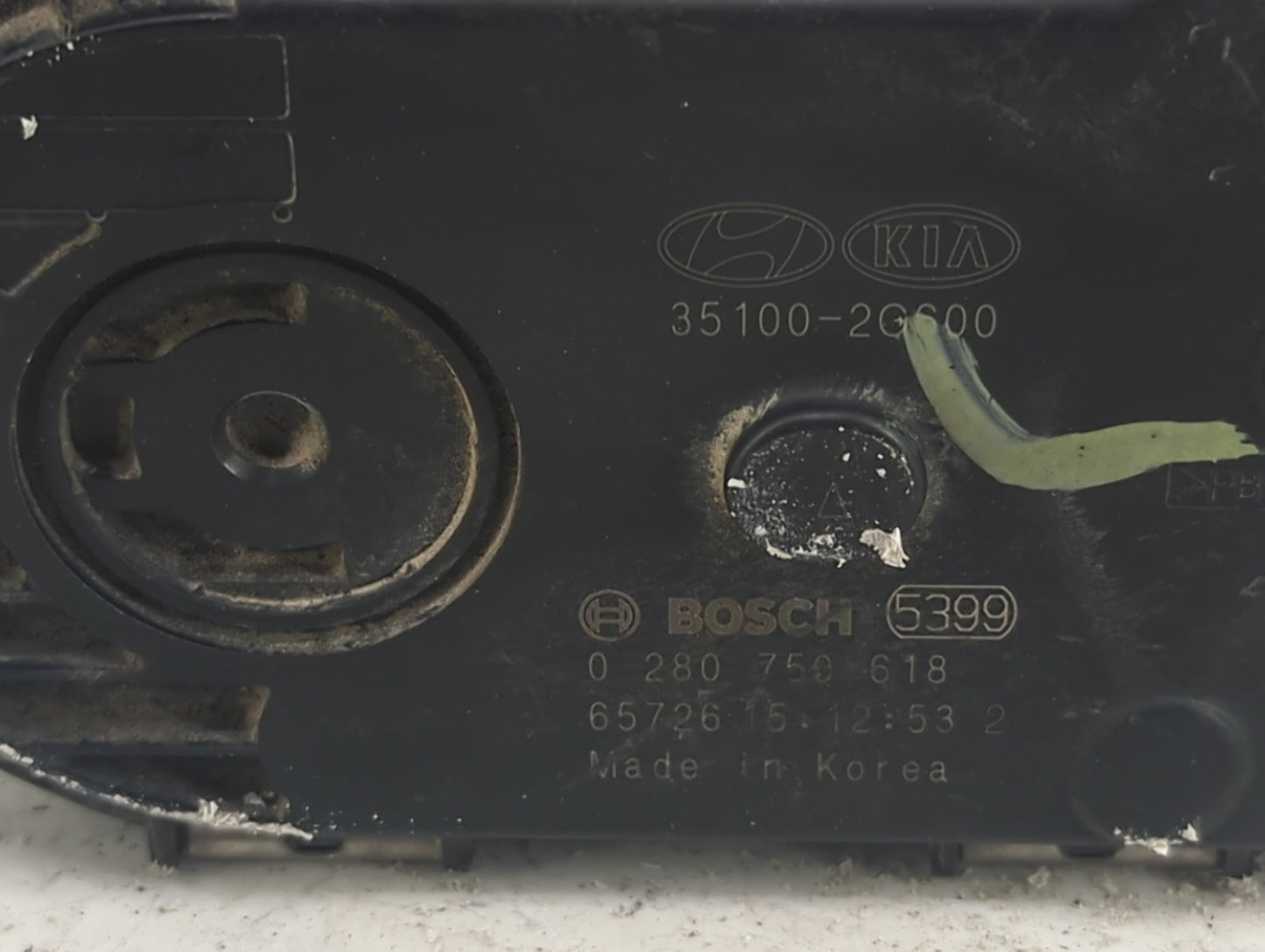 2015-2019 Hyundai Sonata Throttle Body P/N:35100-2G600 Fits Fits 2015 2016 2017 2018 2019 2020 2021 OEM Used Auto Parts - Oe