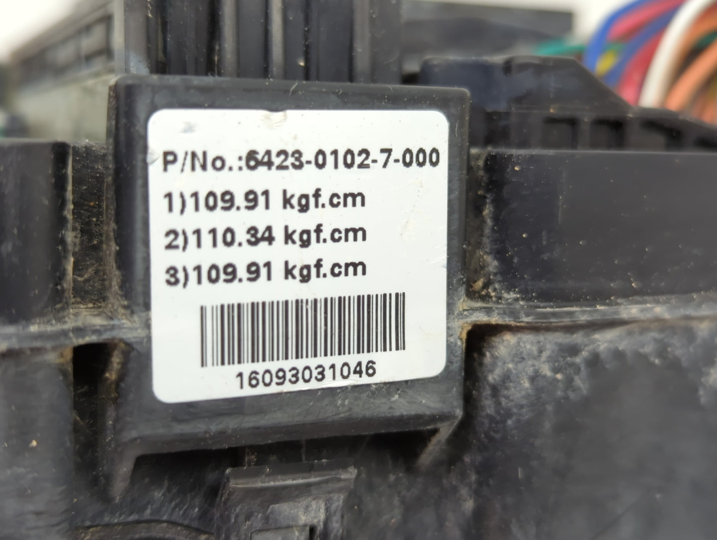 2016-2017 Hyundai Sonata Fusebox Fuse Box Panel Relay Module P/N:6423-0102-7-000 Fits Fits 2016 2017 OEM Used Auto Parts - O