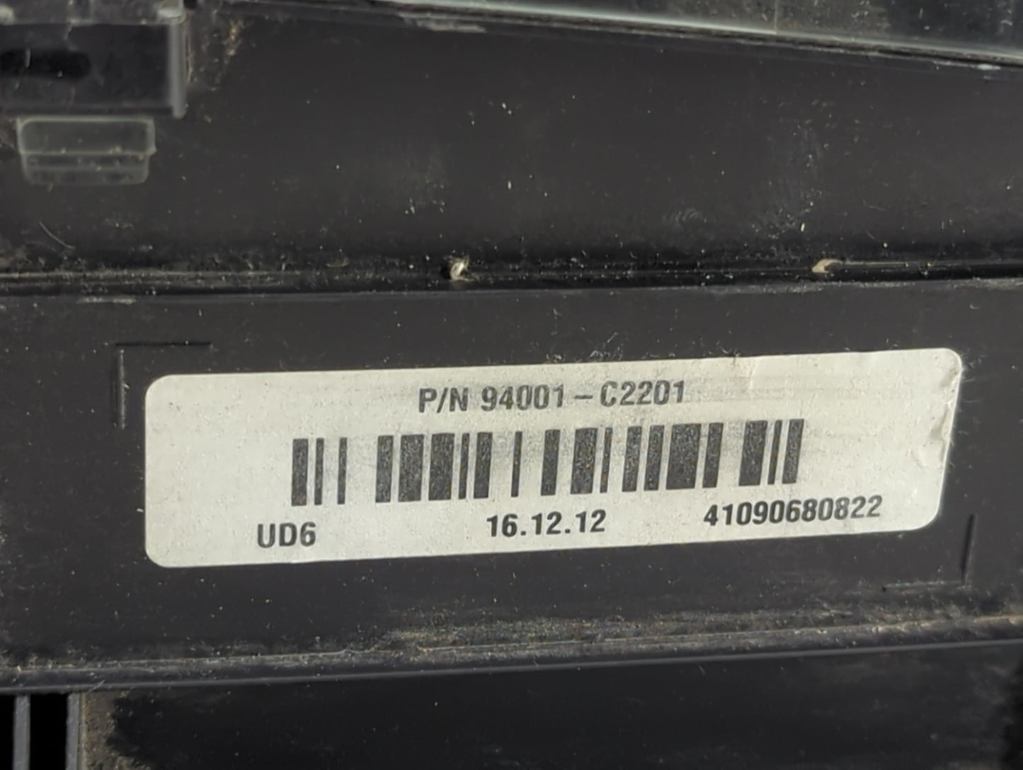 2016-2017 Hyundai Sonata Instrument Cluster Speedometer Gauges P/N:94001-C2201 Fits Fits 2016 2017 OEM Used Auto Parts - Oem