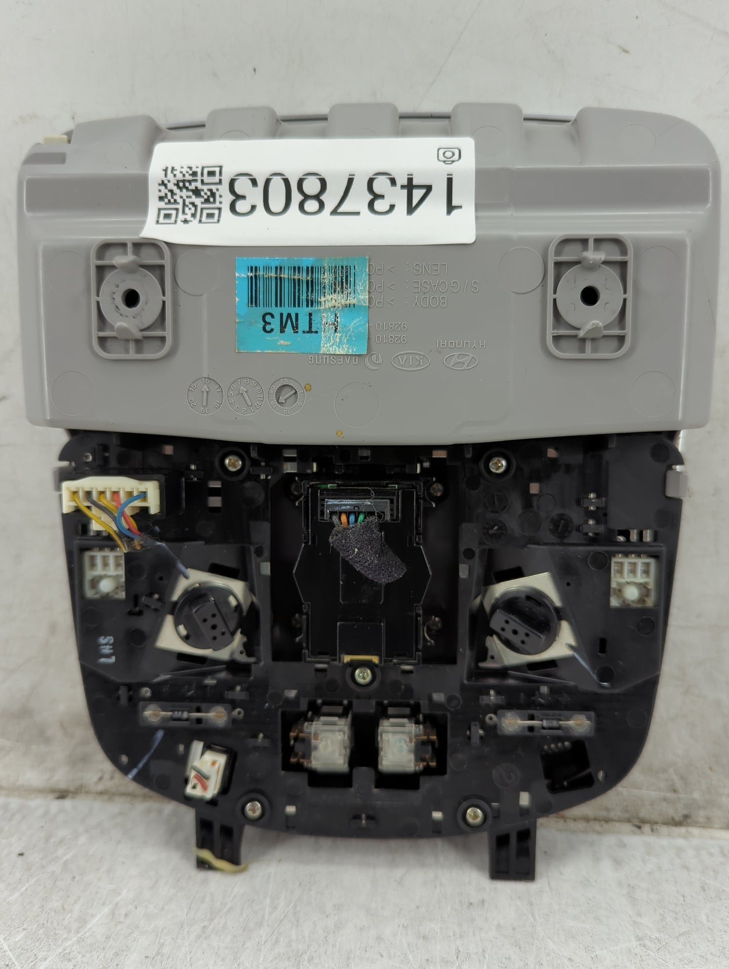 2017 Hyundai Sonata Overhead Roof Console - Oemusedautoparts1.com