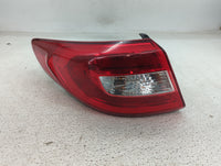 2015-2017 Hyundai Sonata Tail Light Assembly Driver Left OEM P/N:92401-C2000 Fits Fits 2015 2016 2017 OEM Used Auto Parts - 