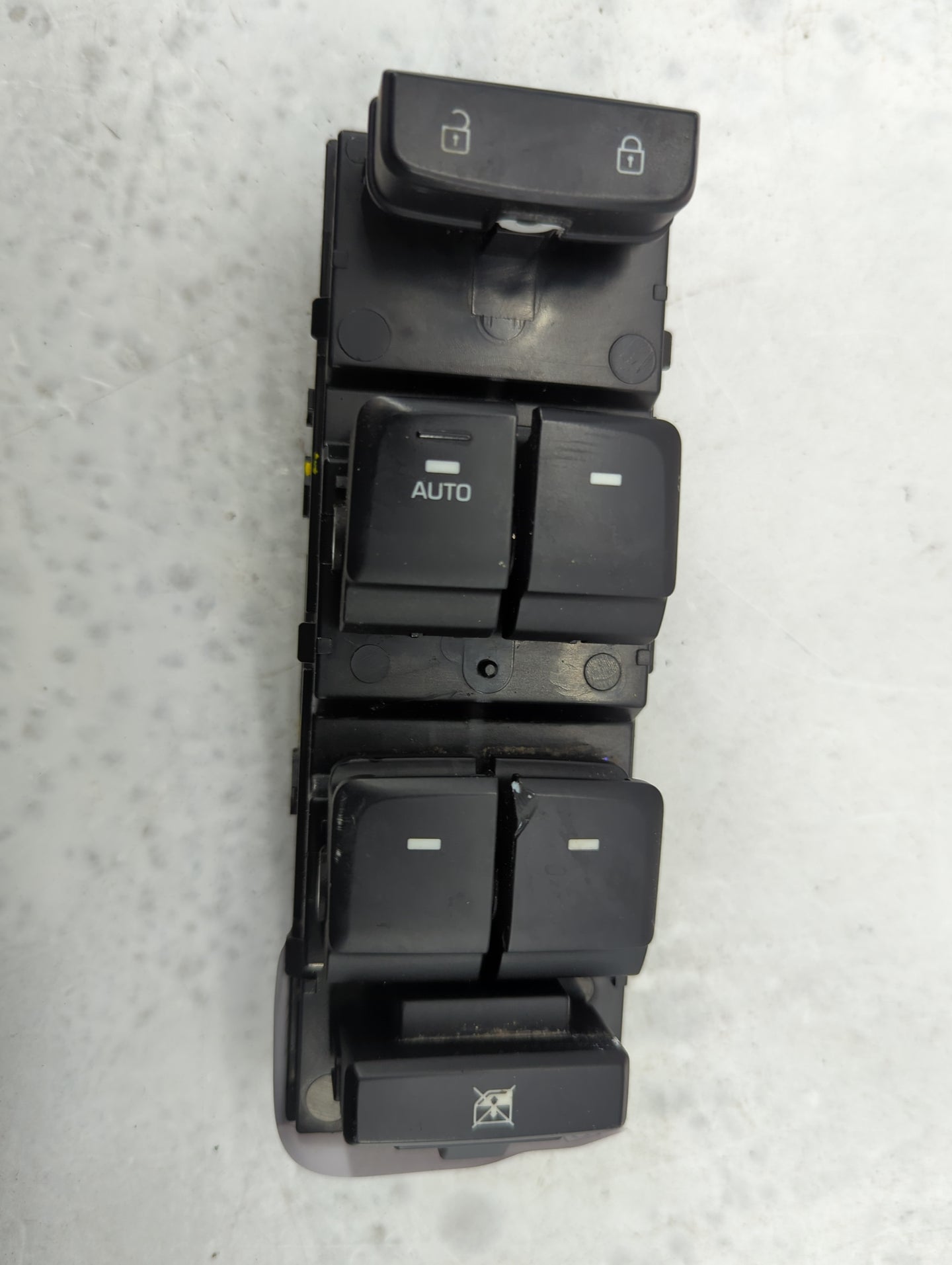 2015-2019 Hyundai Sonata Master Power Window Switch Replacement Driver Side Left P/N:93570-C1000 QB46601 Fits OEM Used Auto 