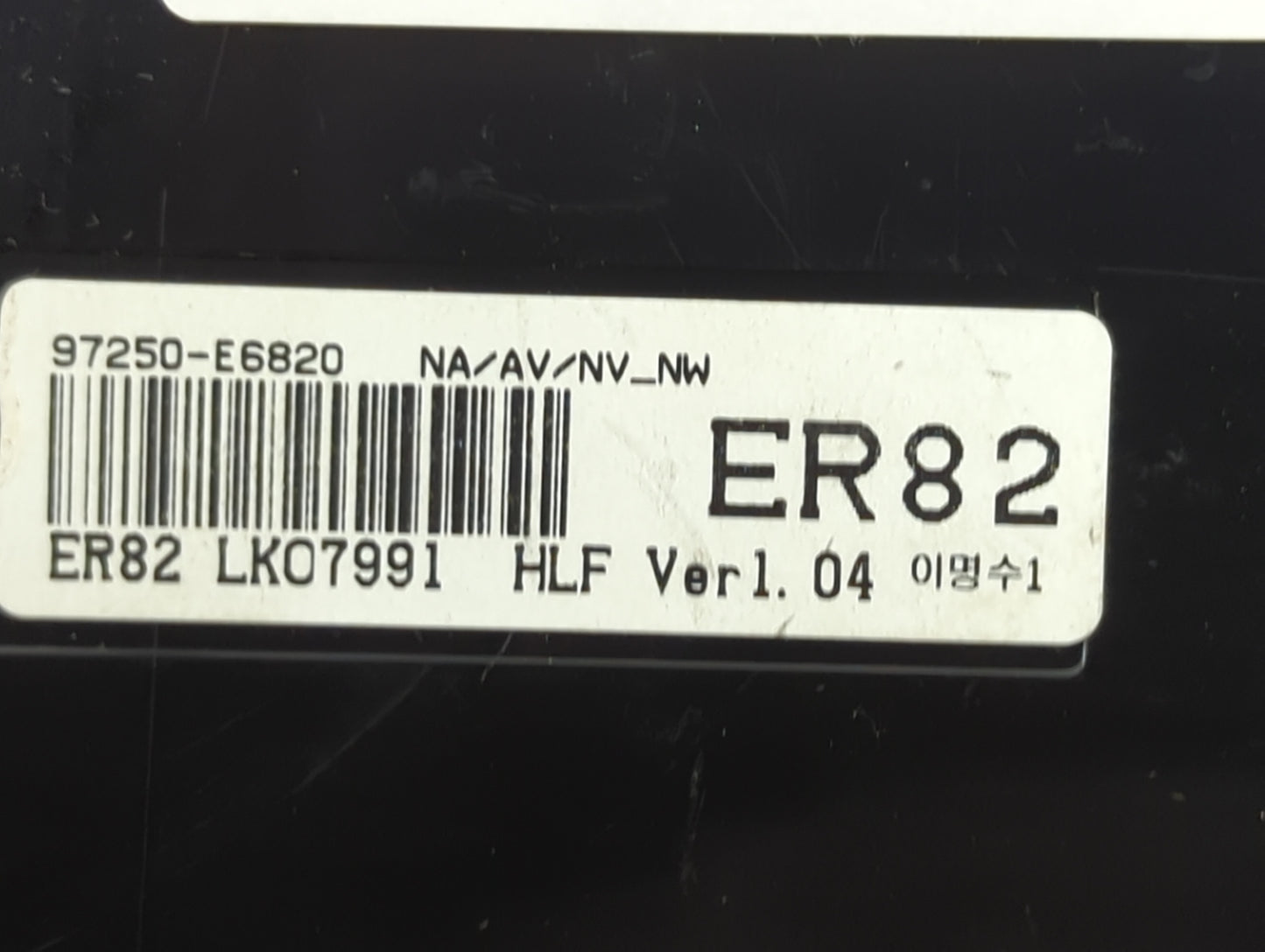 2017 Hyundai Sonata Climate Control Module Temperature AC/Heater Replacement P/N:97250-E6820 Fits OEM Used Auto Parts - Oemu