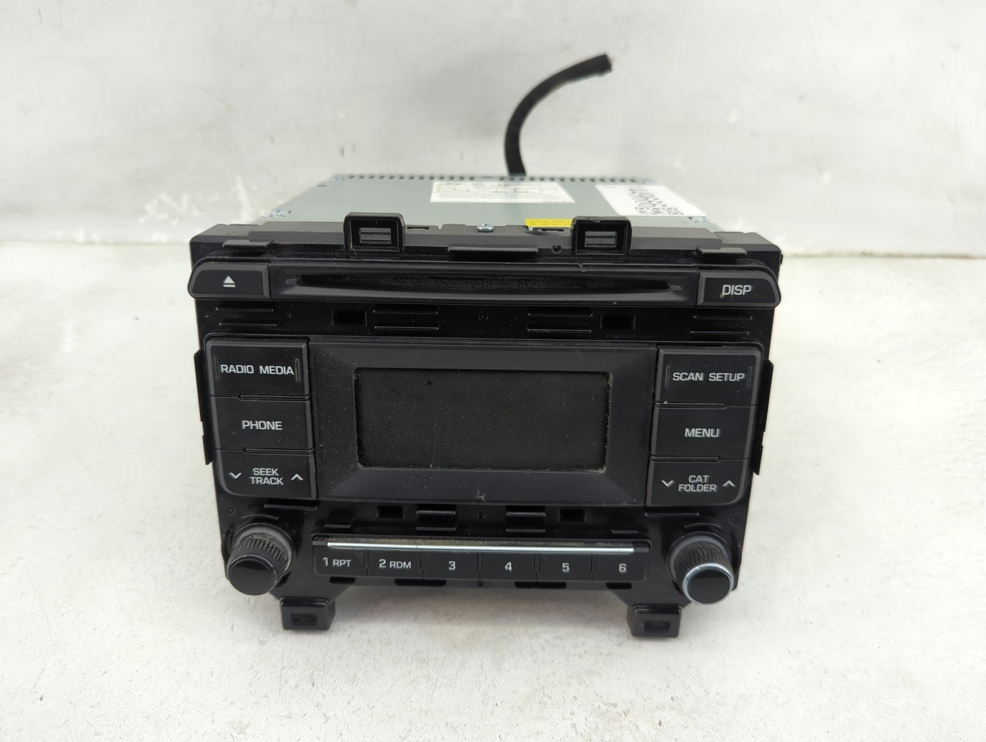 2016-2017 Hyundai Sonata Radio AM FM Cd Player Receiver Replacement P/N:96170-C20504X Fits Fits 2016 2017 OEM Used Auto Part