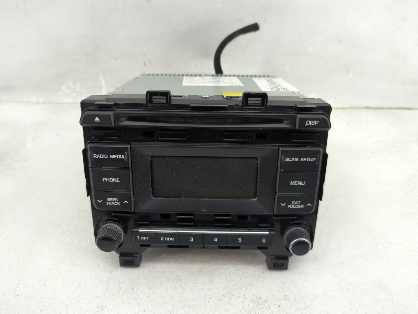 2016-2017 Hyundai Sonata Radio AM FM Cd Player Receiver Replacement P/N:96170-C20504X Fits Fits 2016 2017 OEM Used Auto Part