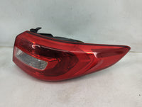 2015-2017 Hyundai Sonata Tail Light Assembly Passenger Right OEM P/N:92402-C2000 Fits Fits 2015 2016 2017 OEM Used Auto Part