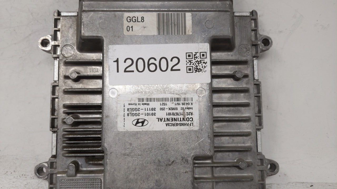 2015-2017 Hyundai Sonata PCM Engine Control Computer ECU ECM PCU OEM P/N:39101-2GGL8 39111-2GGL8 Fits Fits 2015 2016 2017 OE