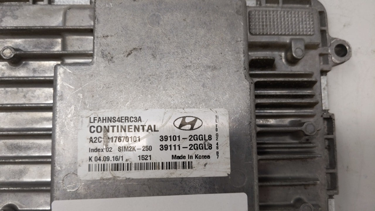2015-2017 Hyundai Sonata PCM Engine Control Computer ECU ECM PCU OEM P/N:39101-2GGL8 39111-2GGL8 Fits Fits 2015 2016 2017 OE