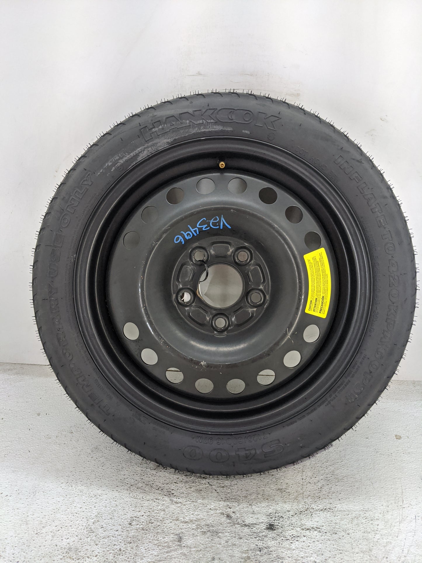 2015-2022 Hyundai Sonata Spare Donut Tire Wheel Rim Oem 1461518 - Oemusedautoparts1.com
