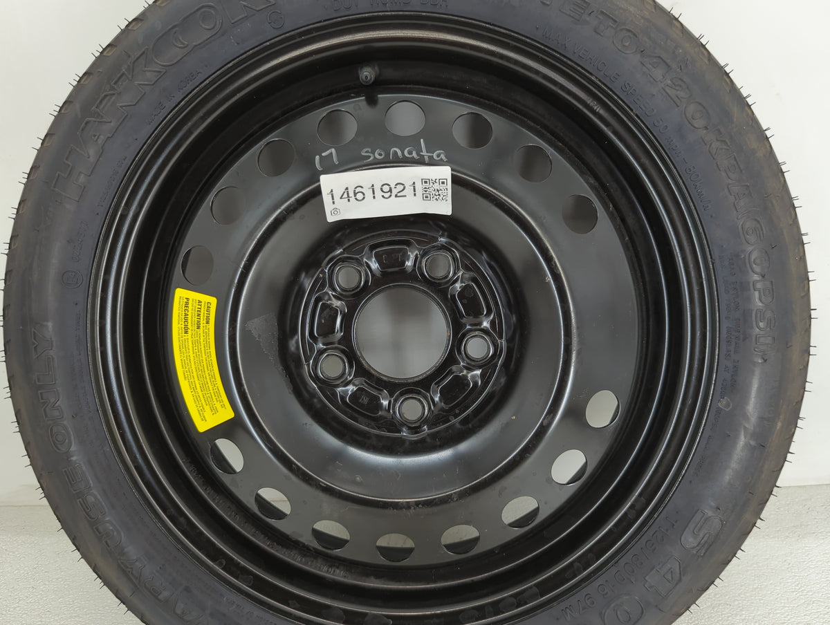 2006-2017 Hyundai Sonata Spare Donut Tire Wheel Rim Oem 1461921 - Oemusedautoparts1.com