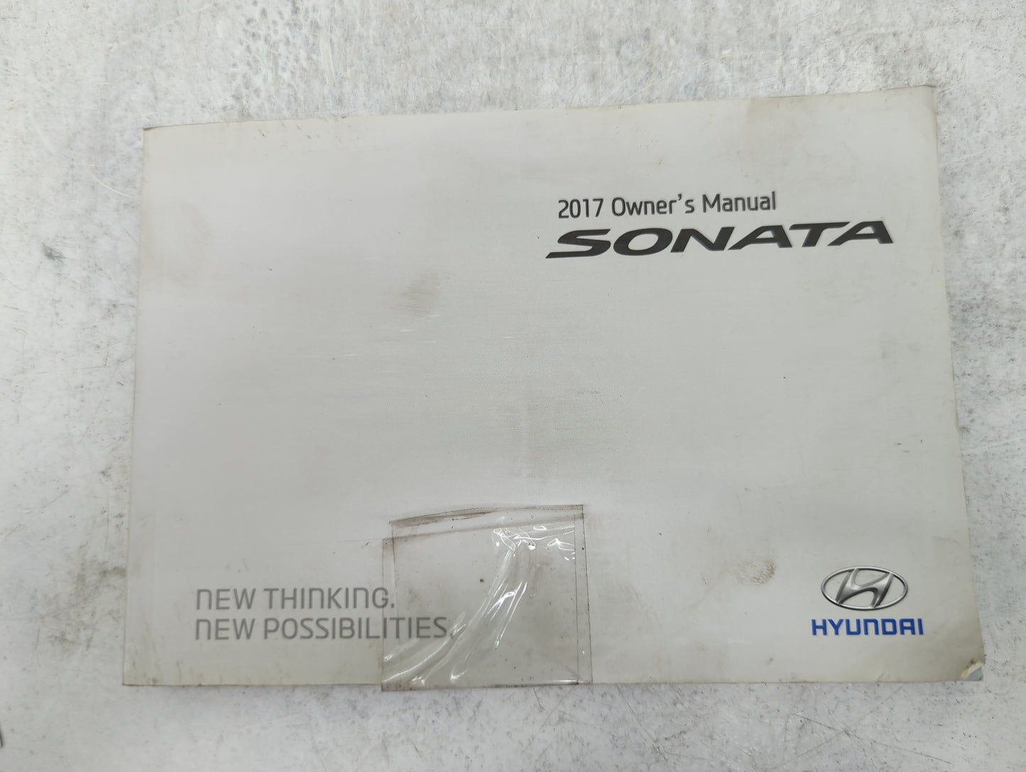 2017 Hyundai Sonata Owners Manual Book Guide P/N:HC10-EU69D OEM Used Auto Parts - Oemusedautoparts1.com