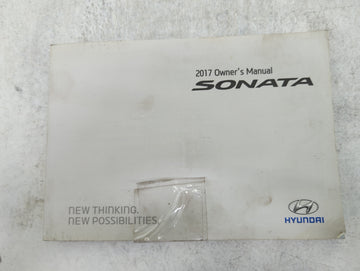 2017 Hyundai Sonata Owners Manual Book Guide P/N:HC10-EU69D OEM Used Auto Parts - Oemusedautoparts1.com