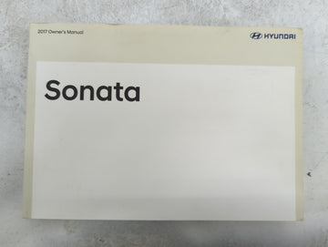 2017 Hyundai Sonata Owners Manual Book Guide P/N:HC10-EU75H OEM Used Auto Parts
