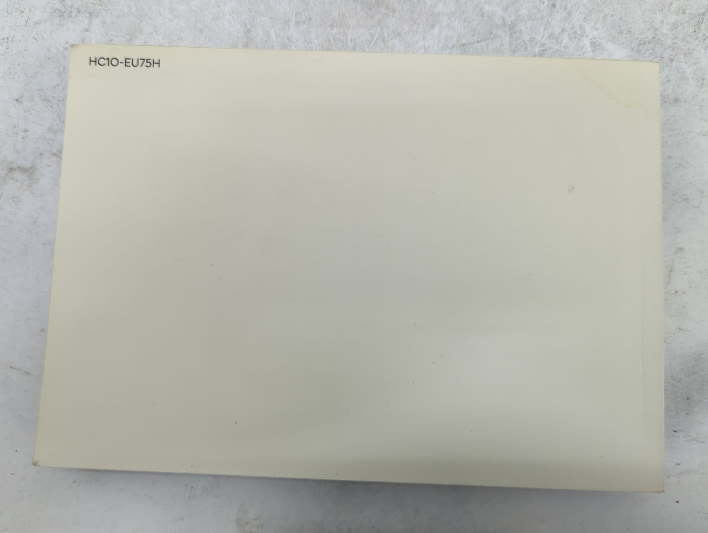 2017 Hyundai Sonata Owners Manual Book Guide P/N:HC10-EU75H OEM Used Auto Parts - Oemusedautoparts1.com