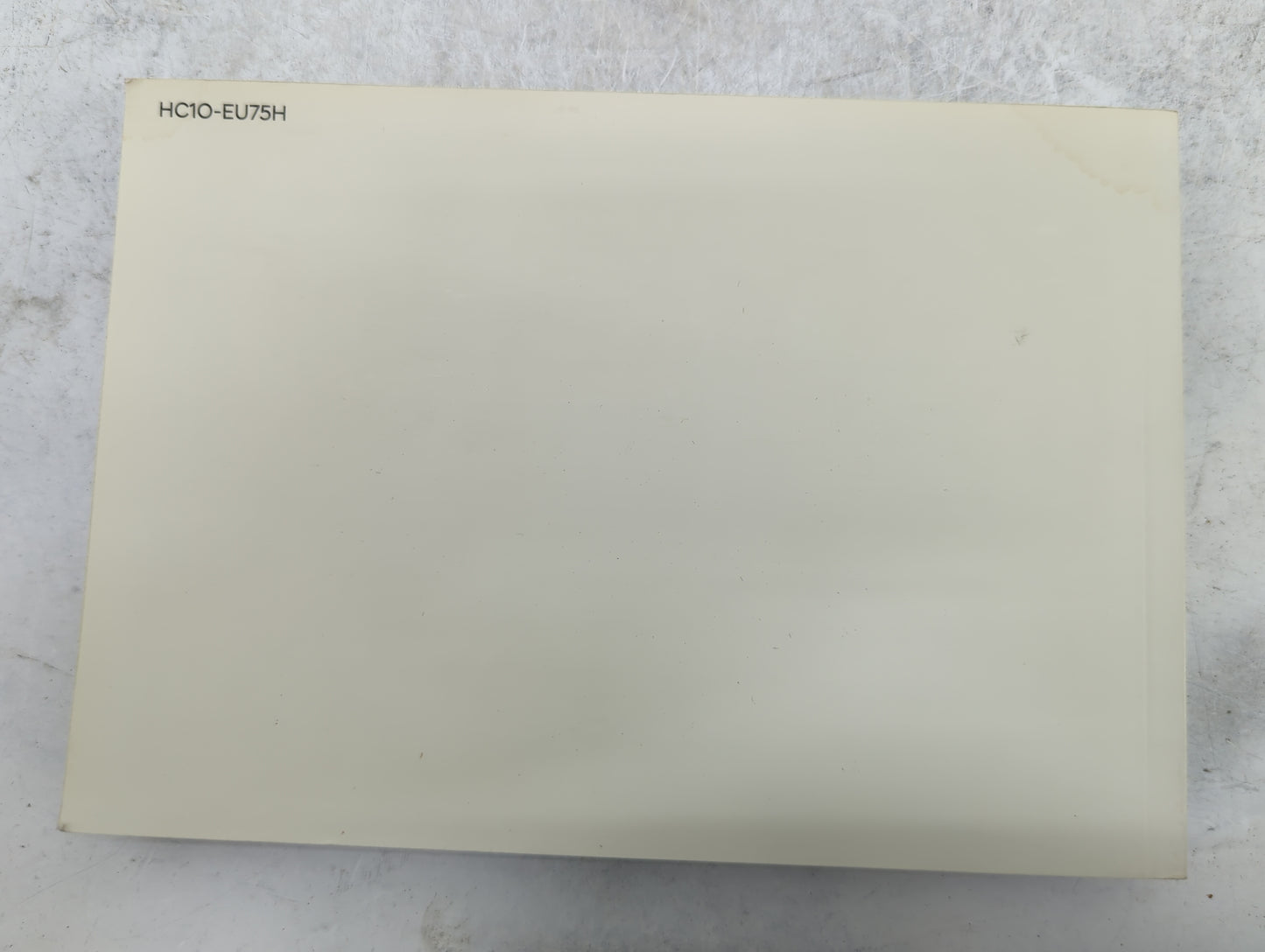 2017 Hyundai Sonata Owners Manual Book Guide P/N:HC10-EU75H OEM Used Auto Parts - Oemusedautoparts1.com