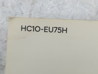 2017 Hyundai Sonata Owners Manual Book Guide P/N:HC10-EU75H OEM Used Auto Parts - Oemusedautoparts1.com