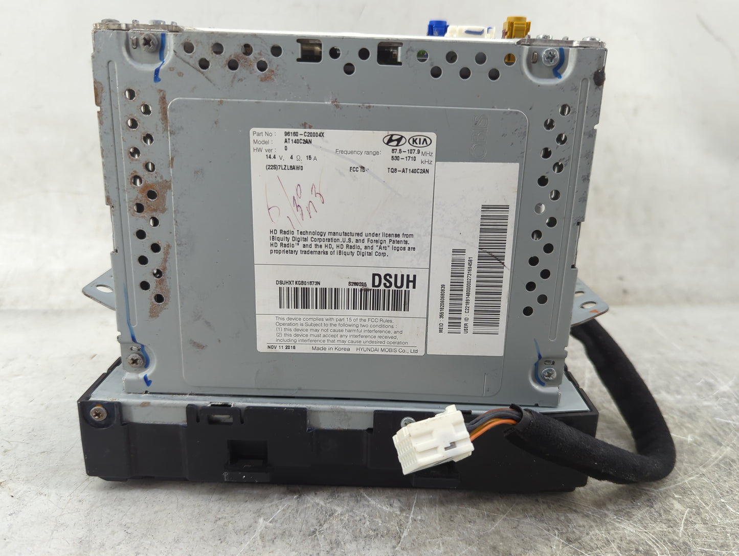 2017 Hyundai Sonata Information Display Screen 1468455 - Oemusedautoparts1.com