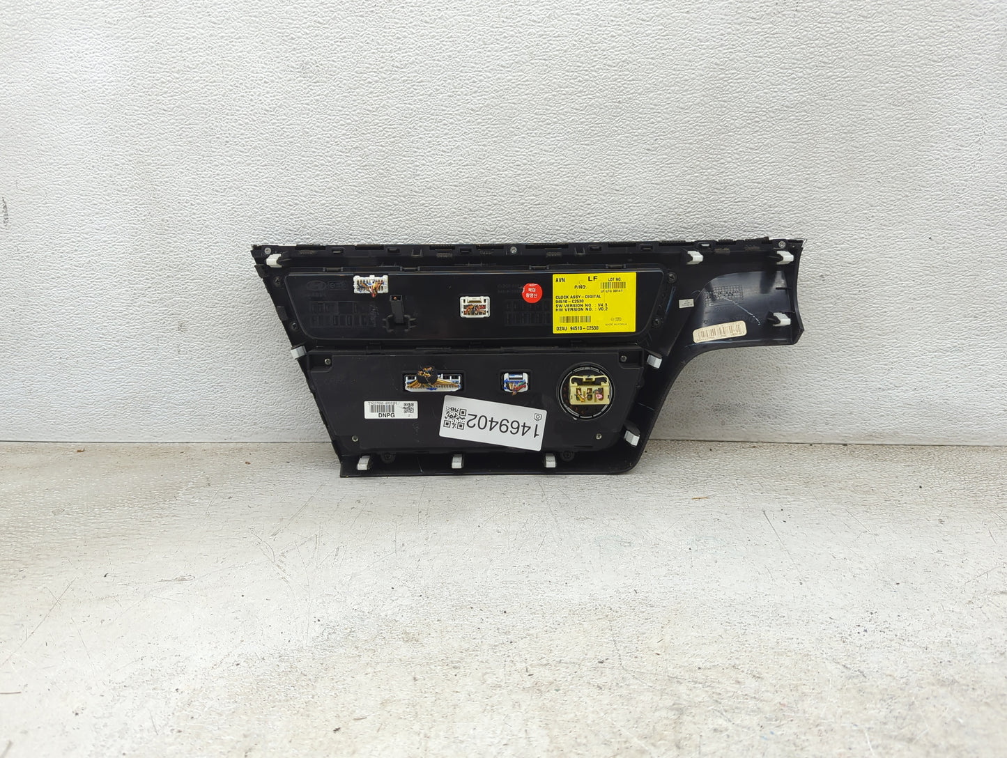 2016-2017 Hyundai Sonata Climate Control Module Temperature AC/Heater Replacement P/N:94510-C2530 D2AU Fits Fits 2016 2017 O